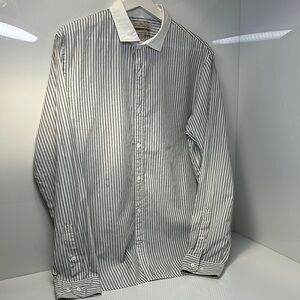 Men's Striped Button-Down Shirt